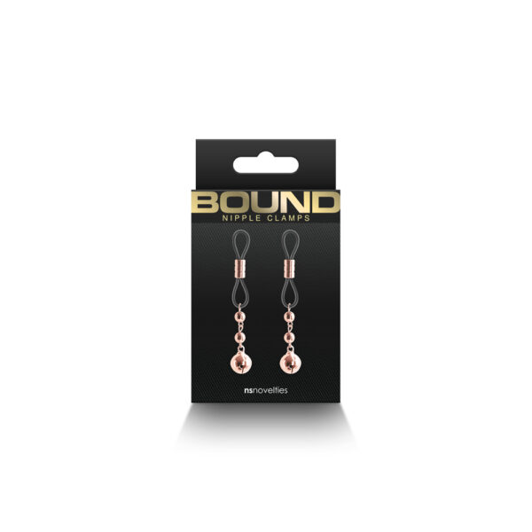 657447106811 Bound Nipple Clamps D1 Rose Gold