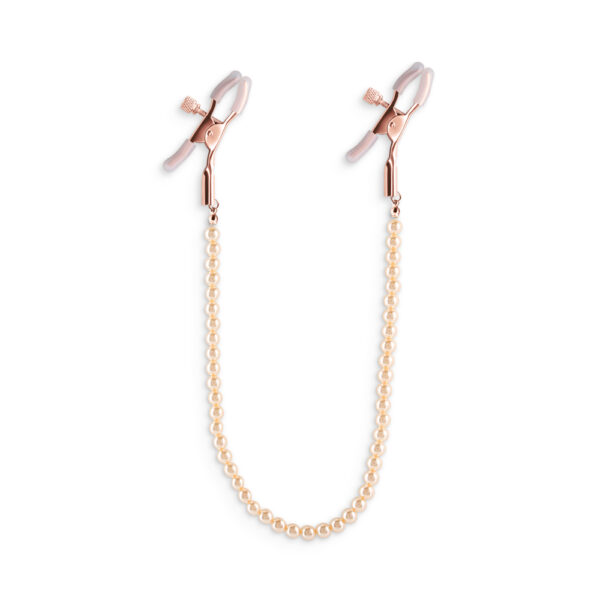 657447106897 2 Bound Nipple Clamps Dc1 Rose Gold