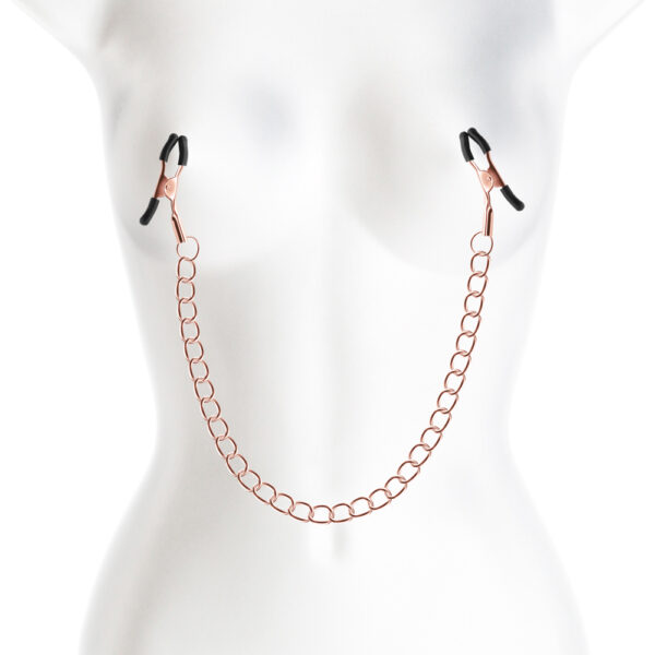 657447106910 3 Bound Nipple Clamps Dc2 Rose Gold