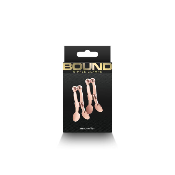 657447106958 Bound Nipple Clamps C1 Rose Gold