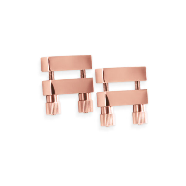 657447107016 2 Bound Nipple Clamps V1 Rose Gold