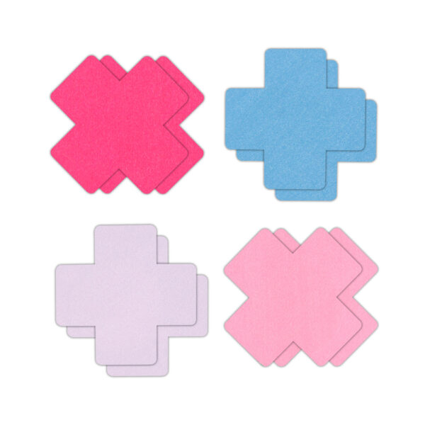 657447107917 2 Pretty Pasties Cross Ii Assorted 4 Pair