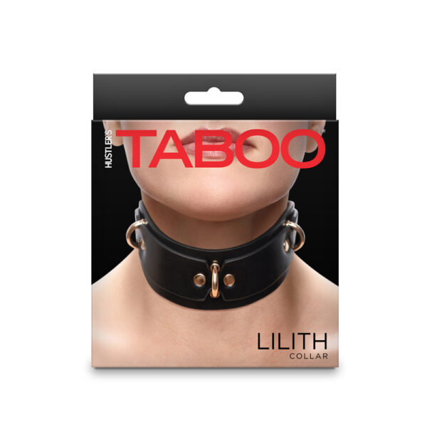 657447108440 Hustler's Taboo Lilith Collar Black