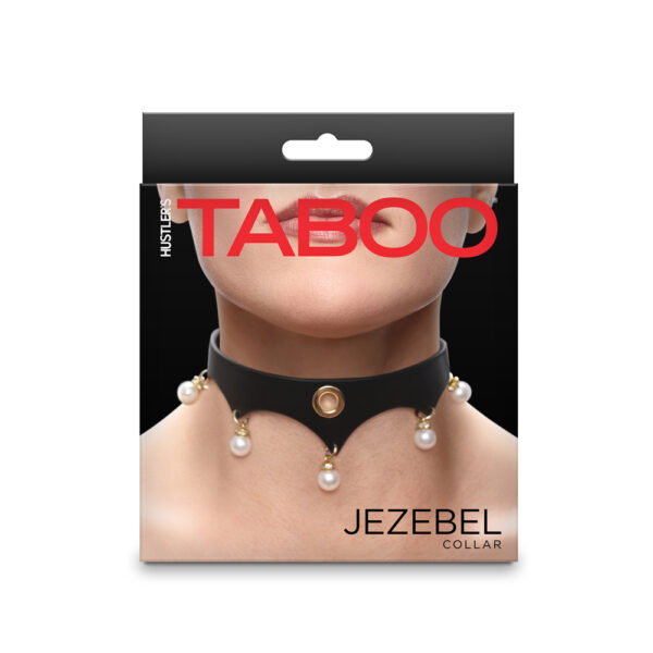 657447108457 Hustler's Taboo Jezebel Collar Black