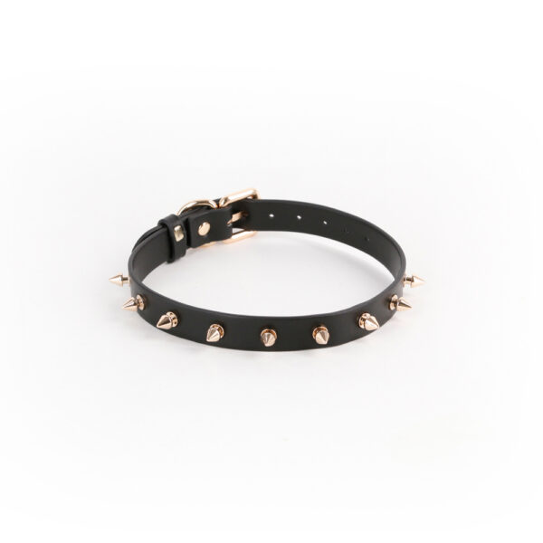 657447108495 2 Hustler's Taboo Medusa Collar Black