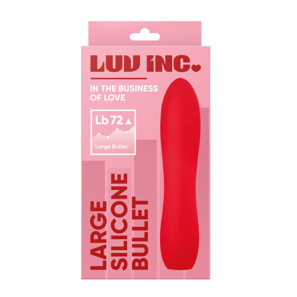 663546904272 Lb72 Large Silicone Bullet Red