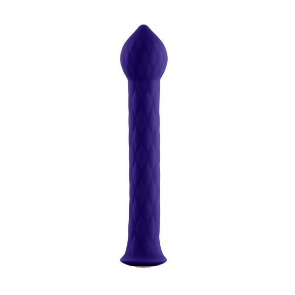 663546904500 2 Diamond Wand Dark Purple