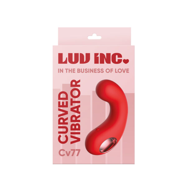 663546905859 Cv77: Curved Vibrator Red