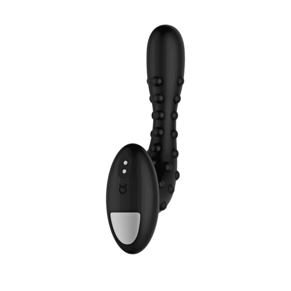 663546906214 2 Studded Pro Vibrating Massager Black