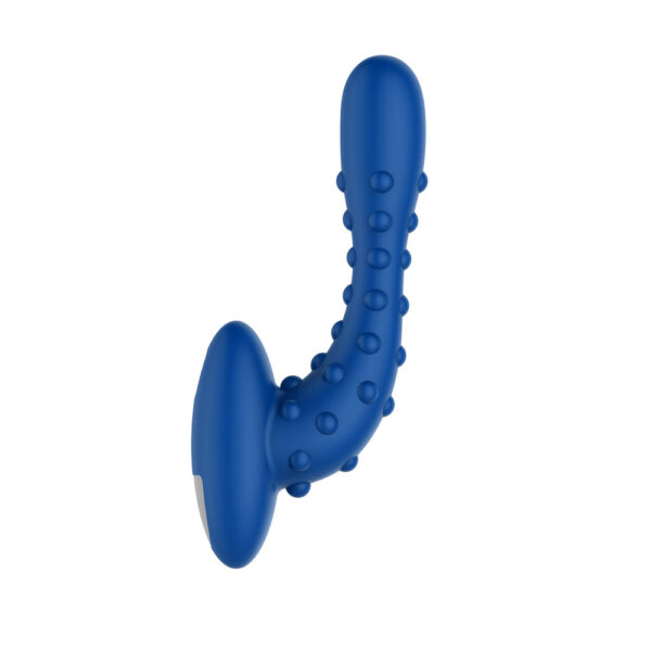 663546906221 3 Studded Pro Vibrating Massager Blue