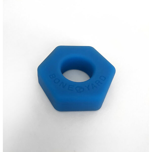666987003566 2 Bust A Nut Cock Ring Blue