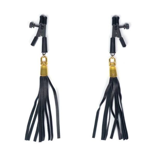 669729801147 Alligator Clamp W/Leatherette Tassel