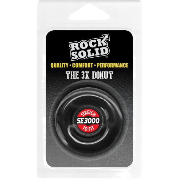 6768903842601 Rock Solid Donut 3X Black