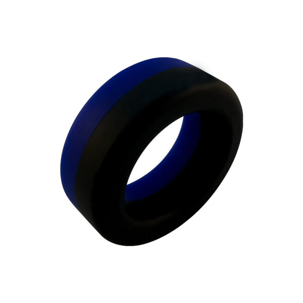 6768903846777 2 Rock Solid Big O Ring Black/ Blue