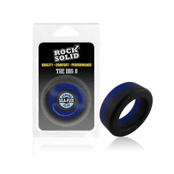 6768903846777 Rock Solid Big O Ring Black/ Blue