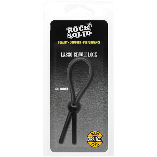 6768903847200 Rock Solid Lasso Single Lock Black