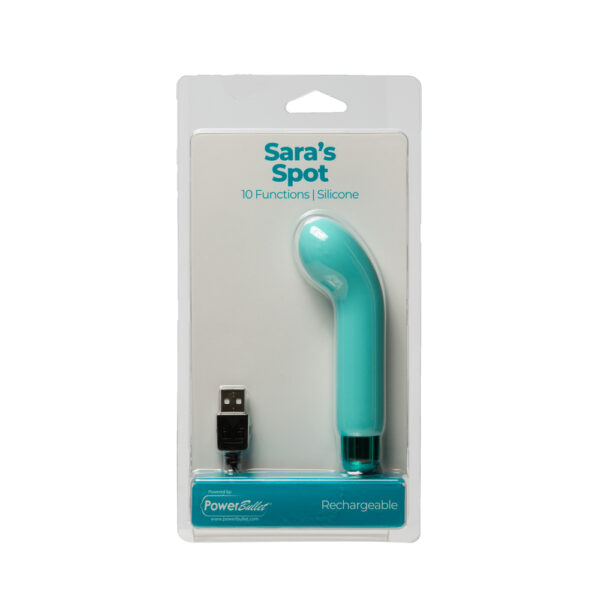 677613562197 Powerbullet Sara's Spot 4'' Bullet 10 Function Teal