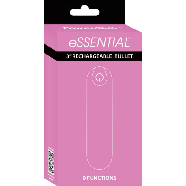 677613571632 Powerbullet Essential 3'' Bullet With Case 9 Function Pink