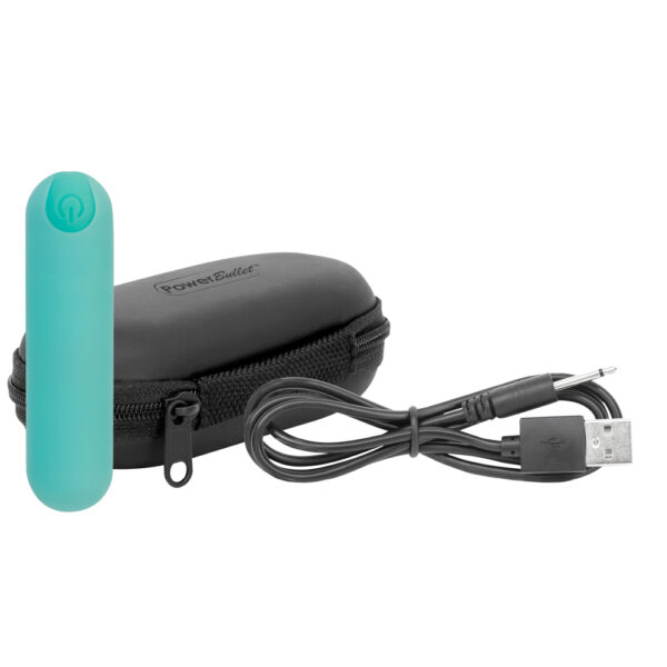 677613571939 2 Powerbullet Essential 3'' Bullet With Case 9 Function Teal