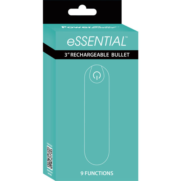 677613571939 Powerbullet Essential 3'' Bullet With Case 9 Function Teal