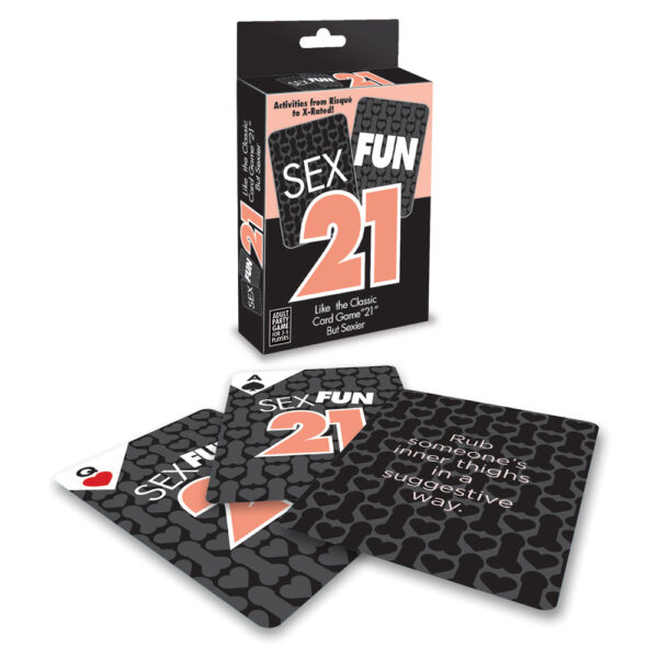 685634103077 2 Sex Fun 21 Card Game