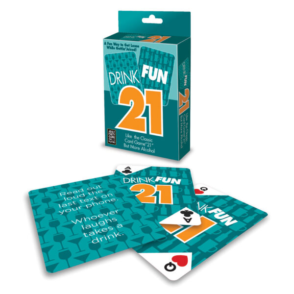 685634103084 2 Drink Fun 21 Card Game