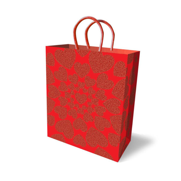 685634103381 Glitter Hearts Gift Bag