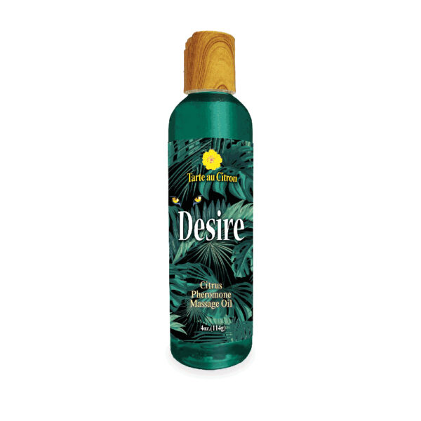 685634111294 Desire Pheromone Massage Oil Citrus 4 oz.