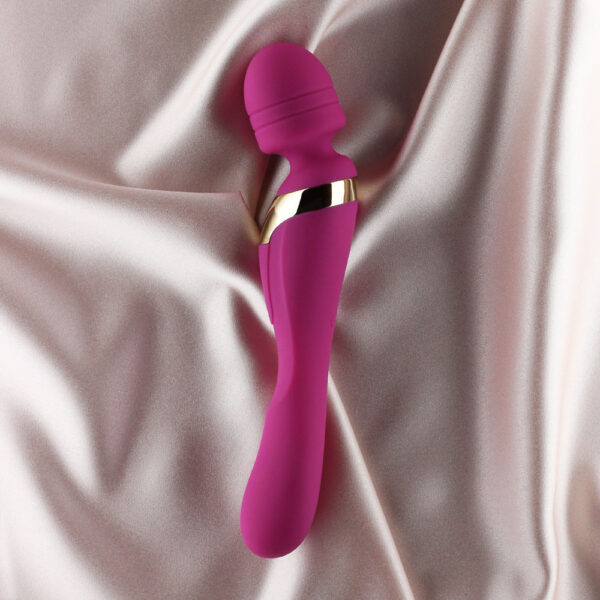 716715771387 2 Mila Medium Wand Vibrator Burgundy