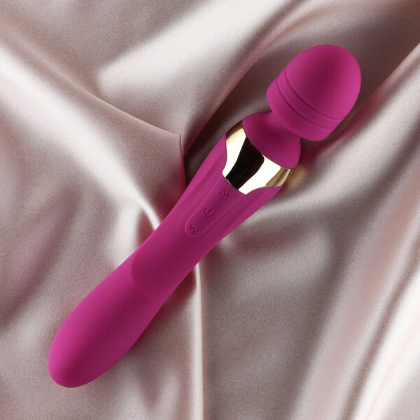 716715771387 Mila Medium Wand Vibrator Burgundy