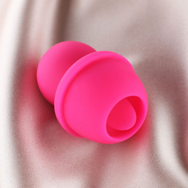 716715771592 2 Albert Mushroom Shaped Tongue Vibrator Pink