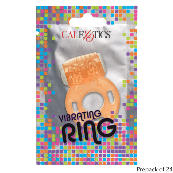 716770097675 3 Foil Pack Vibrating Ring Orange 24 Pack