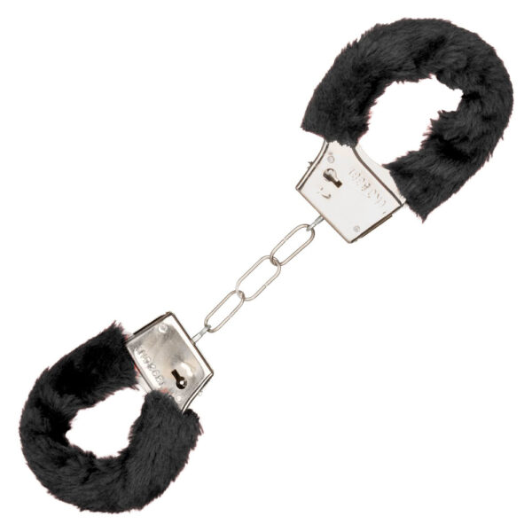 716770099273 2 Playful Furry Cuffs Black