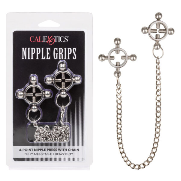 716770099303 Nipple Grips 4-Point Nipple Press With Chain