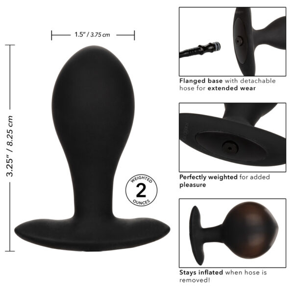 716770100900 3 Weighted Silicone Inflatable Plug Large