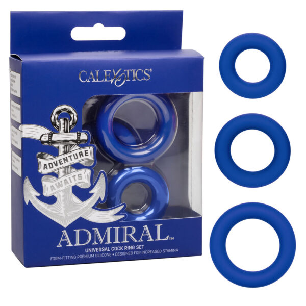716770101396 Admiral Universal Cock Ring Set