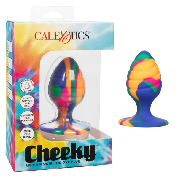 716770101532 Cheeky Medium Swirl Tie-Dye Plug