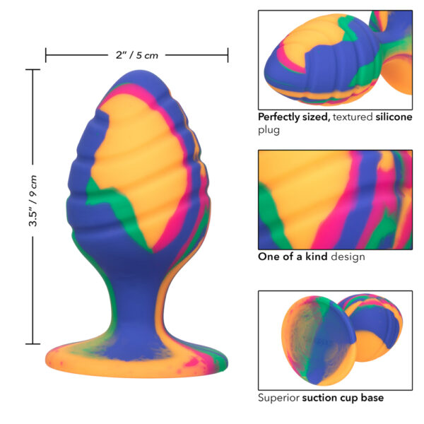 716770101556 3 Cheeky Large Swirl Tie-Dye Plug