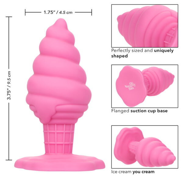 716770101846 3 Naughty Bits Yum Bum Ice Cream Cone Butt Plug