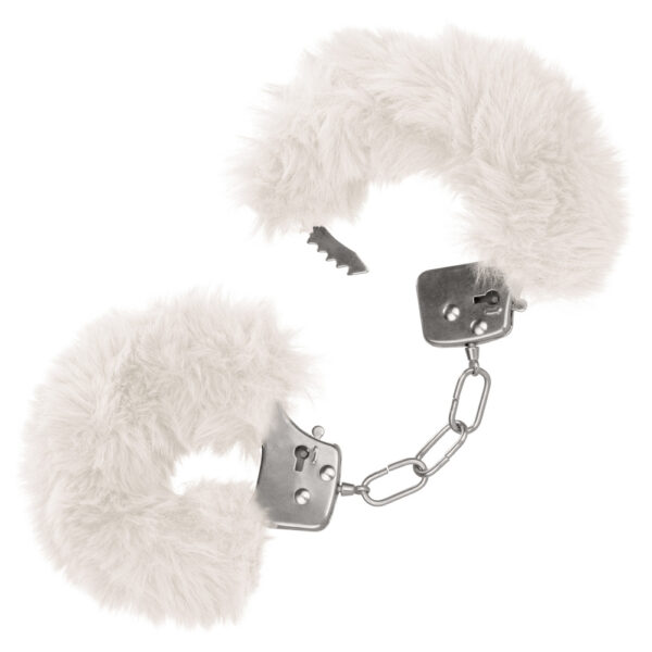 716770102669 2 Ultra Fluffy Furry Cuffs White