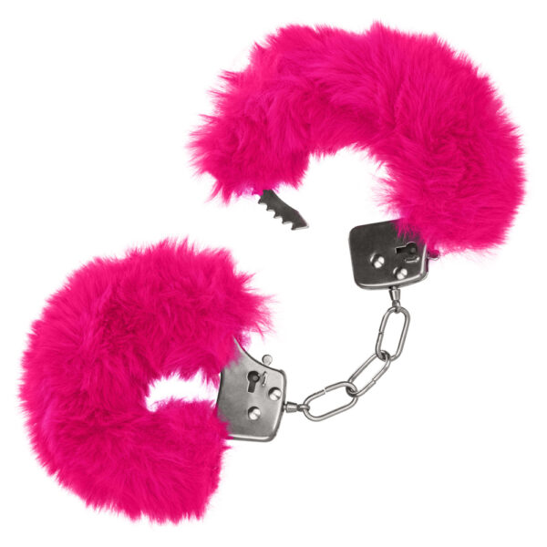 716770102676 2 Ultra Fluffy Furry Cuffs Pink
