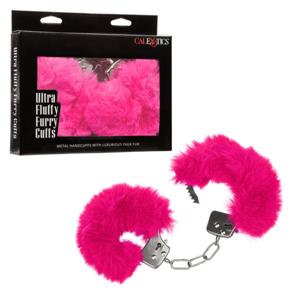 716770102676 Ultra Fluffy Furry Cuffs Pink
