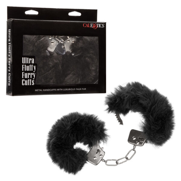 716770102690 Ultra Fluffy Furry Cuffs Black