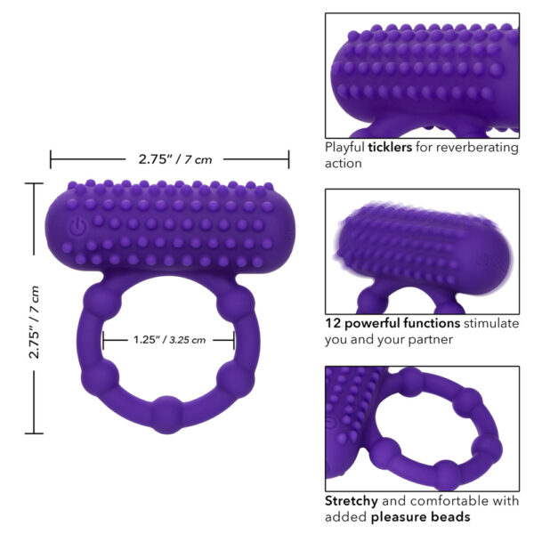 716770102812 3 Silicone Rechargeable 5 Bead Maximus Ring