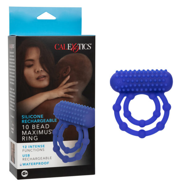 716770102829 Silicone Rechargeable 10 Bead Maximus Ring