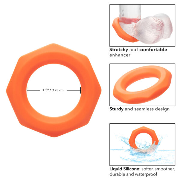 716770102898 3 Alpha Liquid Silicone Sexagon Ring