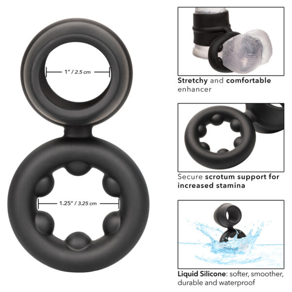 716770102942 3 Alpha Liquid Silicone Dual Magnum Ring