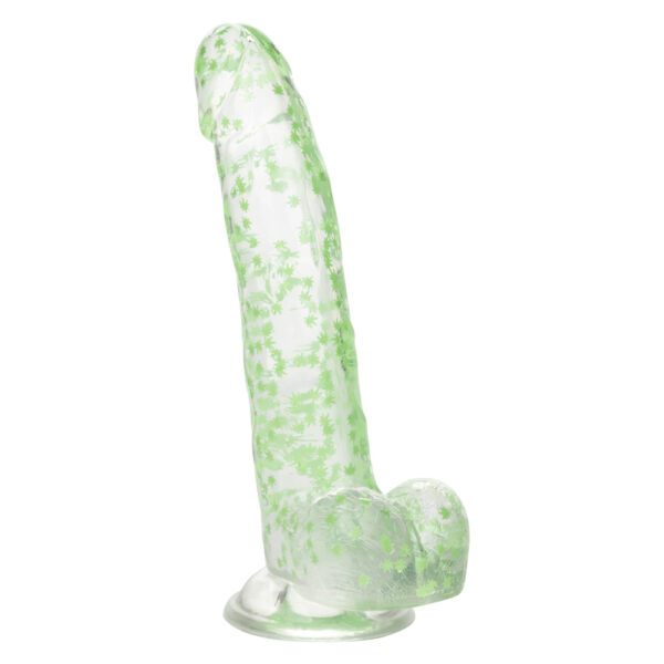 716770103901 2 Naughty Bits I Leaf Dick Glow-In-The-Dark Weed Leaf Dildo