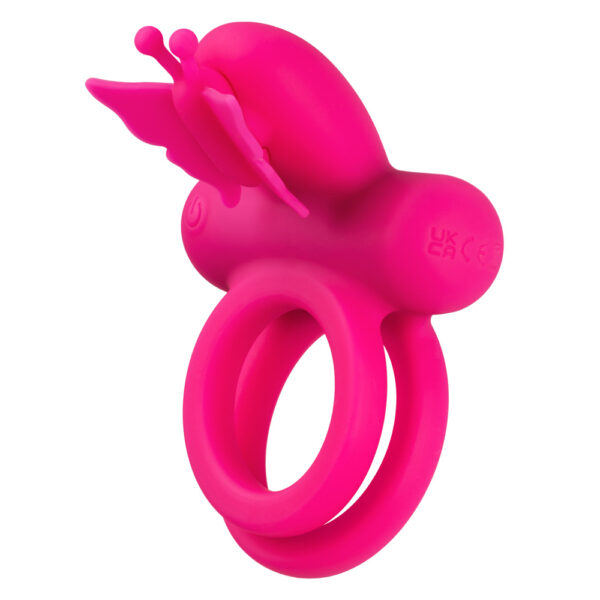 716770104434 2 Silicone Rechargeable Butterfly Dual Ring