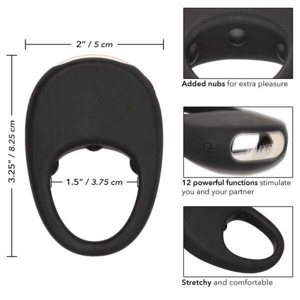 716770104465 3 Silicone Rechargeable Pleasure Ring